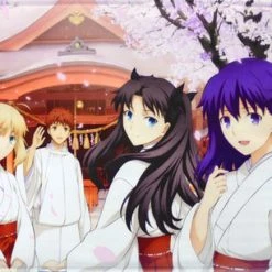 ANIPLEX OF AMERICA Fate/Stay Night Heaven's Feel III. Spring Song Special Illustration B2 Wall Scroll