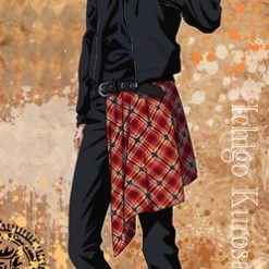 KADOKAWA Ichigo Kurosaki Bleach Black & Rock Life-Sized Fabric Poster