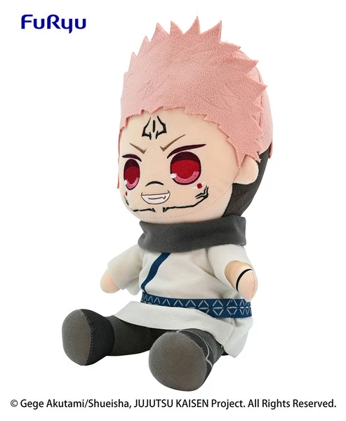FURYU Ryomen Sukuna Jujutsu Kaisen Big Sitting Plush 3 FURYU Ryomen Sukuna Jujutsu Kaisen Big Sitting Plush - Image 3
