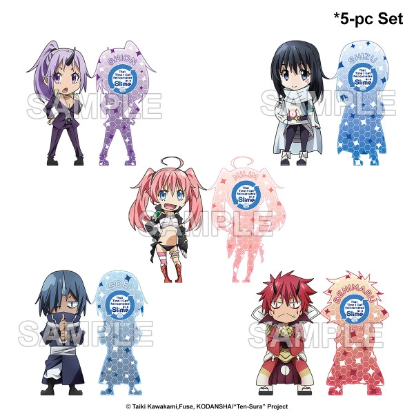 BANDAI NAMCO ARTS That Time I Got Reincarnated As A Slime 5-Pc Acrylic Keychain Set 1 BANDAI NAMCO ARTS That Time I Got Reincarnated As A Slime 5-Pc Acrylic Keychain Set