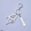 SQUARE ENIX Kingdom Hearts 20th Anniversary Metal Keychain