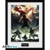 ABYSSE Defending The Wall Attack On Titan Framed Print