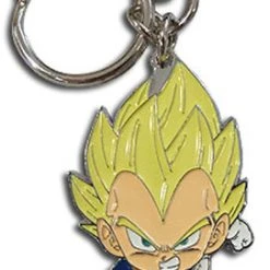 GREAT EASTERN Super Saiyan Vegeta Dragon Ball Super Metal Keychain