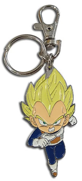 GREAT EASTERN Super Saiyan Vegeta Dragon Ball Super Metal Keychain 1 GREAT EASTERN Super Saiyan Vegeta Dragon Ball Super Metal Keychain