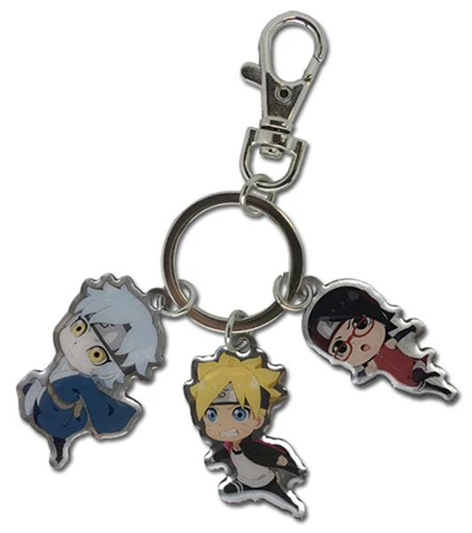 GREAT EASTERN Team 7 Boruto Metal Keychain 1 GREAT EASTERN Team 7 Boruto Metal Keychain