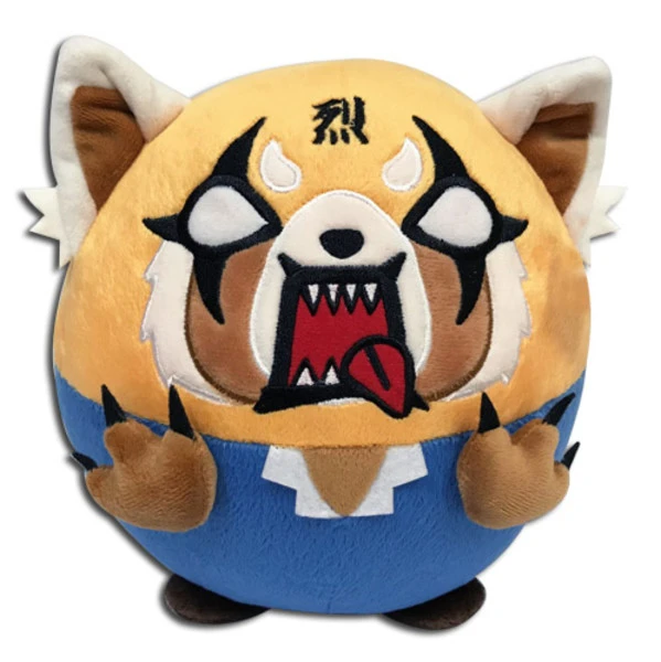 GREAT EASTERN Raging Retsuko Aggretsuko Ball Plush 1 GREAT EASTERN Raging Retsuko Aggretsuko Ball Plush