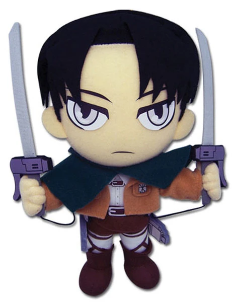 GREAT EASTERN Levi Swords Drawn Attack On Titan Plush 1 GREAT EASTERN Levi Swords Drawn Attack On Titan Plush
