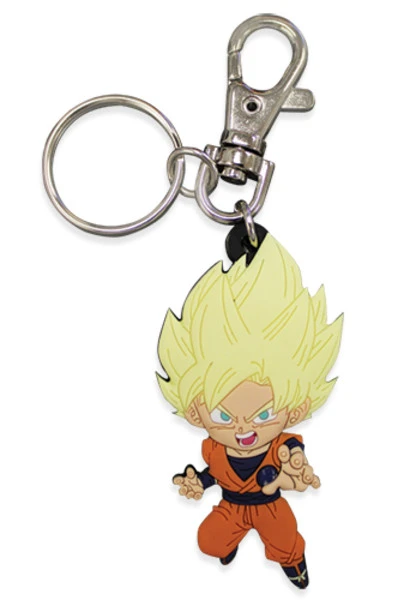 GREAT EASTERN Super Saiyan Son Goku Dragon Ball Super PVC Keychain 1 GREAT EASTERN Super Saiyan Son Goku Dragon Ball Super PVC Keychain