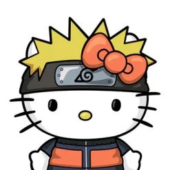 Hello Kitty X Naruto Uzumaki Naruto Shippuden Crossover FiGPiN