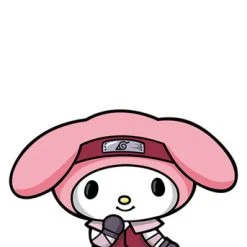 My Melody X Sakura Haruno Naruto Shippuden Crossover FiGPiN