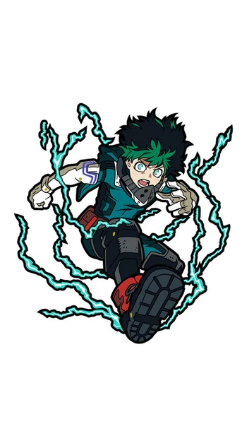 Izuku Midoriya Running My Hero Academia FiGPiN 1 Izuku Midoriya Running My Hero Academia FiGPiN