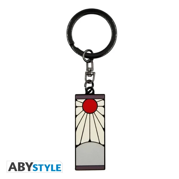 ABYSSE Tanjiro Kamado Hanafuda Earring Demon Slayer Metal Keychain 1 ABYSSE Tanjiro Kamado Hanafuda Earring Demon Slayer Metal Keychain
