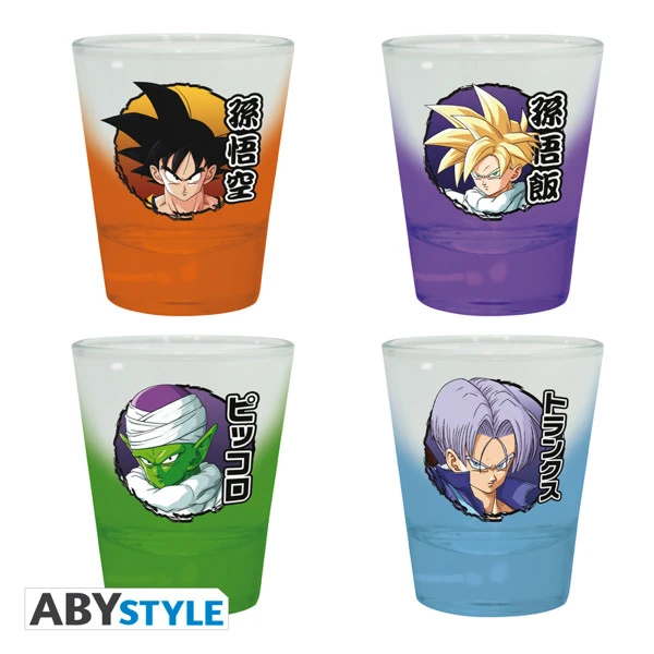 ABYSSE Heroes Dragon Ball Z Kakarot Shot Glass Set 1 ABYSSE Heroes Dragon Ball Z Kakarot Shot Glass Set