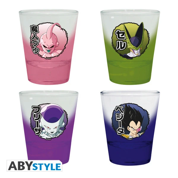 ABYSSE Villains Dragon Ball Z Kakarot Shot Glass Set 1 ABYSSE Villains Dragon Ball Z Kakarot Shot Glass Set