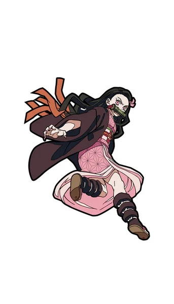 Nezuko Kamado Demon Attack Demon Slayer FiGPiN 1 Nezuko Kamado Demon Attack Demon Slayer FiGPiN