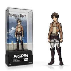 Eren Yeager Attack On Titan FiGPiN -Anime peripheral Sales Store 810090372075 merchandise eren yeager attack on titan figpin altc