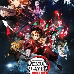 ANIPLEX OF AMERICA Demon Slayer Kimetsu No Yaiba The Movie Mugen Train Wall Scroll B