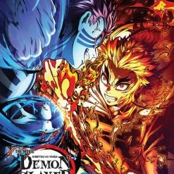ANIPLEX OF AMERICA Demon Slayer Kimetsu No Yaiba The Movie Mugen Train Wall Scroll C