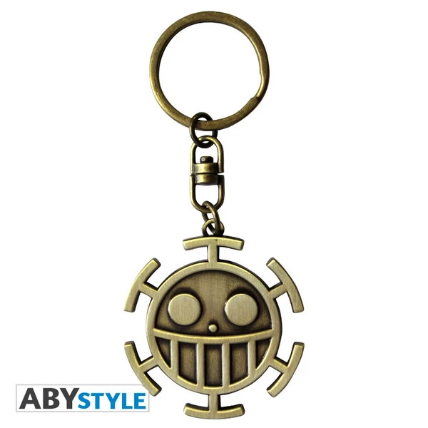 ABYSSE Trafalgar Law Jolly Roger One Piece Metal Keychain 1 ABYSSE Trafalgar Law Jolly Roger One Piece Metal Keychain