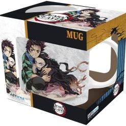 ABYSSE Tanjiro & Nezuko Demon Slayer Mug -Anime peripheral Sales Store 819065024995 merchandise tanjiro and nezuko demon slayer mug altb