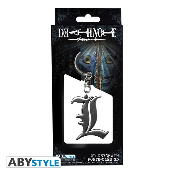 ABYSSE L Death Note 3D Keychain 2 ABYSSE L Death Note 3D Keychain - Image 2