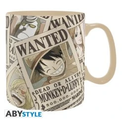 ABYSSE Wanted Posters One Piece Heat Change Mug And Coaster Set -Anime peripheral Sales Store 819065026111 merchandise wanted posters one piece heat change mug and coaster set alte