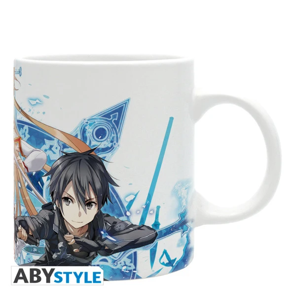 ABYSSE Kirito And Asuna Swords Drawn Sword Art Online Mug 1 ABYSSE Kirito And Asuna Swords Drawn Sword Art Online Mug