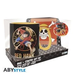 ABYSSE Luffy & Sabo One Piece Heat Change Mug And Coaster Set