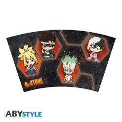 ABYSSE Chibi Characters Dr. STONE Plastic Tumbler -Anime peripheral Sales Store 819065029716 merchandise chibi characters dr stone plastic tumbler altb