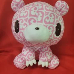 MORI CHACK Gloomy Bear Pink Without Blood Textillic Skullhearts Plush